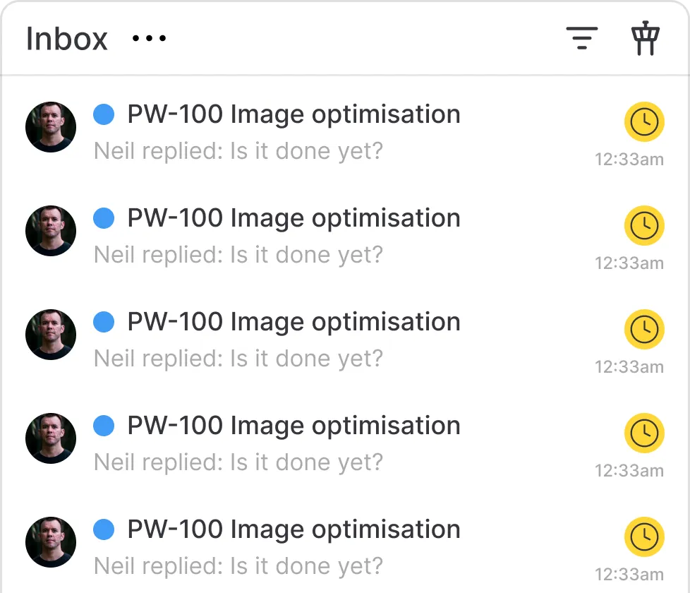 Flashcards interface